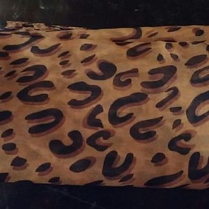 Leopard print scarf
